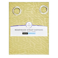 Cambridge House Embossed & Blackout Eyelet Curtains, Bela- 140x221cm