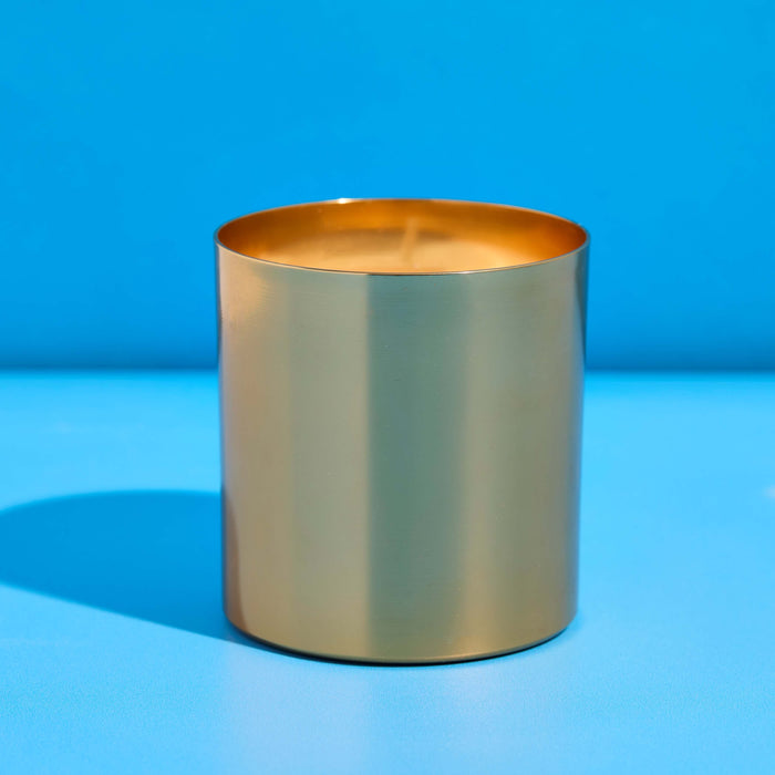 Candle Jar - Gold fragrance oil bottle