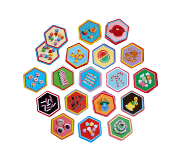 Candy Matching Game - Hexagonal