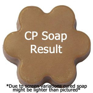 Caramel Apple Fragrance Oil in cold process soap color testing