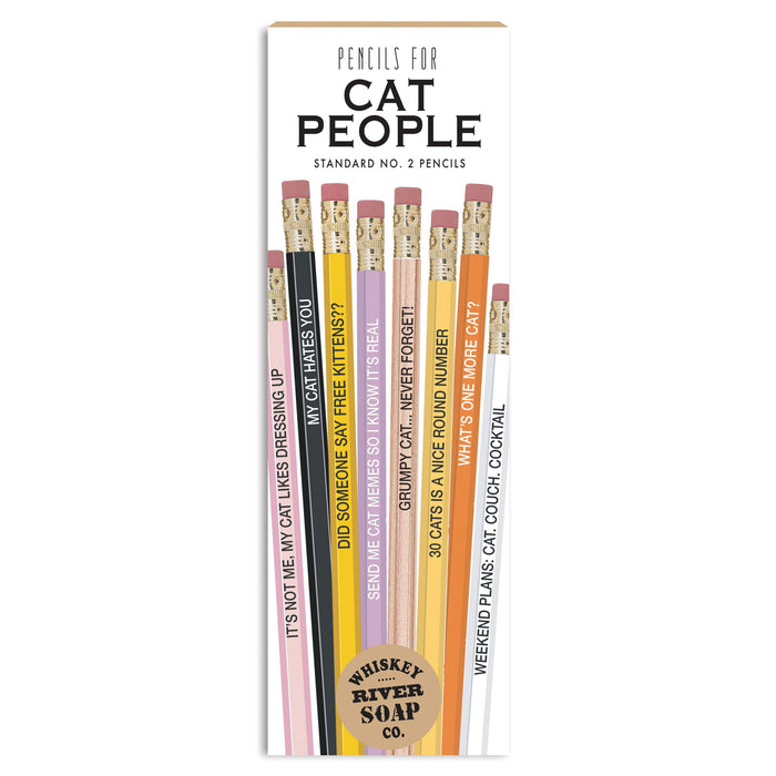 Cat People Pencil Set