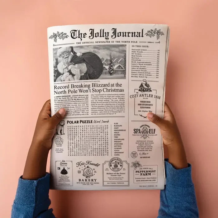 Christmas Newspaper Gift Wrap - 4 Pack