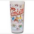 Cincinnati Frosted Glass Tumbler