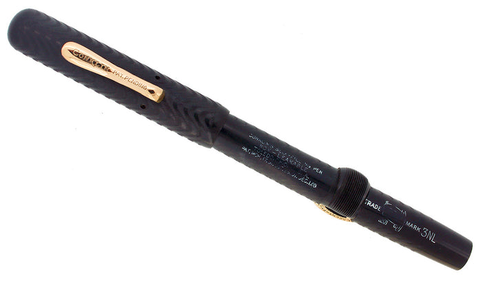 CIRCA 1915 CONKLIN 3NL BCHR CRESCENT FILLER FOUNTAIN PEN NEAR MINT COND RESTORED OFFERED BY ANTIQUE DIGGER