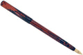 CIRCA 1915 WATERMAN #12 RED MOTTLED INK DROPPER FOUNTAIN PEN WITH XF to 2.6MM+ FLEXIBLE NIB