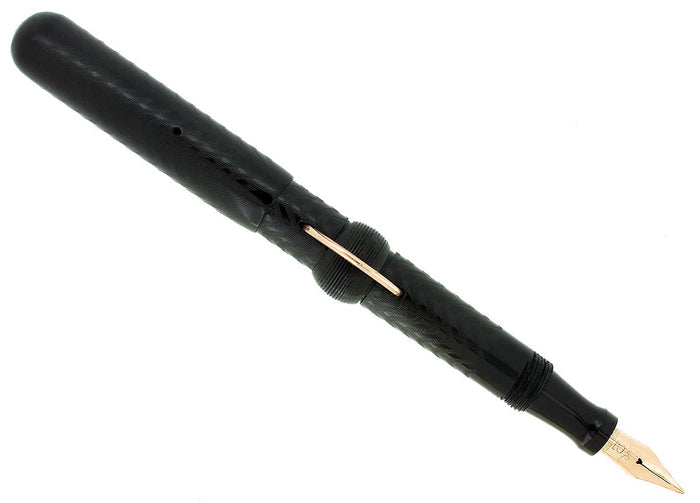 CIRCA 1920 CONKLIN 2P BCHR CRESCENT FILLER FOUNTAIN PEN NEAR MINT COND RESTORED OFFERED BY ANTIQUE DIGGER
