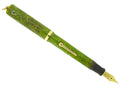 CIRCA 1920s JOHN HOLLAND JADE GREEN RINGTOP FOUNTAIN PEN RESTORED