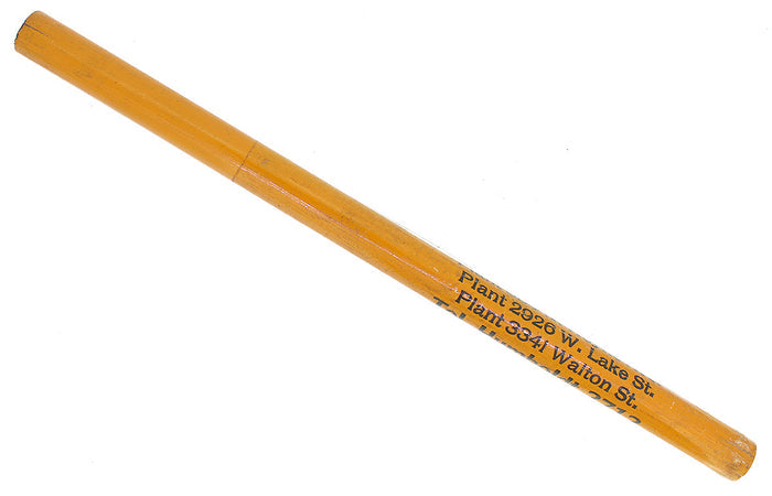 CIRCA 1923 WEST SIDE ICE CO CHICAGO UNUSED VINTAGE PENCIL NEW OLD STOCK OFFERED BY ANTIQUE DIGGER