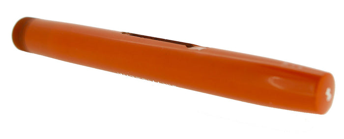 CIRCA 1927 WATERMAN 54 CARDINAL RED HARD RUBBER FOUNTAIN PEN BARREL OFFERED BY ANTIQUE DIGGER