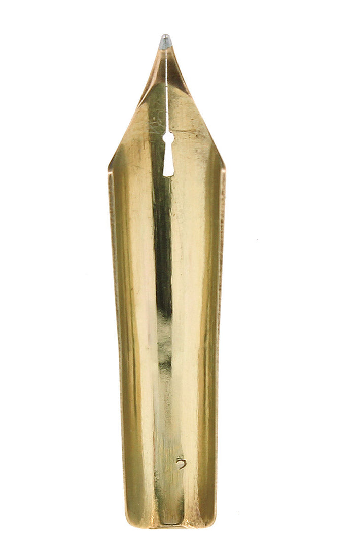1920S WATERMAN #7 GREEN 14K KEYHOLE FOUNTAIN PEN NIB OFFERED BY ANTIQUE DIGGER