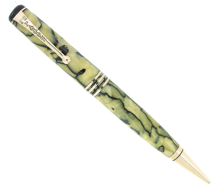 CIRCA 1930 PARKER SENIOR DUOFOLD MODERNE BLACK & PEARL MECHANICAL PENCIL OFFERED BY ANTIQUE DIGGER