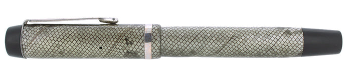 CIRCA 1930S MENTMORE DIPLOMA LIZARD PATTERN FOUNTAIN PEN RESTORED OFFERED BY ANTIQUE DIGGER