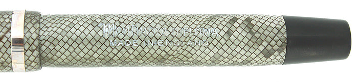 CIRCA 1930S MENTMORE DIPLOMA LIZARD PATTERN FOUNTAIN PEN RESTORED OFFERED BY ANTIQUE DIGGER