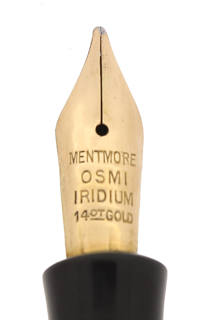 CIRCA 1930S MENTMORE DIPLOMA LIZARD PATTERN FOUNTAIN PEN RESTORED OFFERED BY ANTIQUE DIGGER