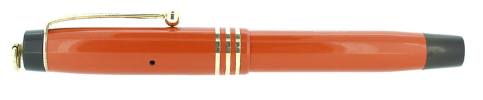 CIRCA 1931 PARKER RED DUOFOLD JUNIORETTE FOUNTAIN PEN RESTORED OFFERED BY ANTIQUE DIGGER