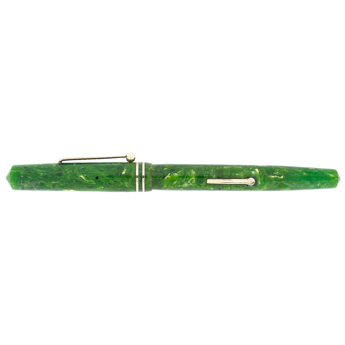 CIRCA 1932 WAHL EVERSHARP EQUIPOISED JADE FOUNTAIN PEN RESTORED OFFERED BY ANTIQUE DIGGER