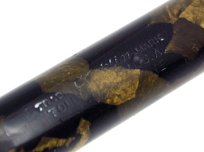 CIRCA 1934 CONKLIN ENSEMBLE BLACK BRONZE FOUNTAIN PEN PENCIL COMBO RESTORED OFFERED BY ANTIQUE DIGGER
