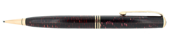 CIRCA 1934 PARKER VACUMATIC BURGUNDY PEARL STANDARD MECHANICAL PENCIL RESTORED OFFERED BY ANTIQUE DIGGER