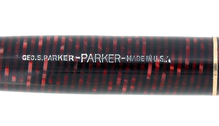 CIRCA 1934 PARKER VACUMATIC BURGUNDY PEARL STANDARD MECHANICAL PENCIL RESTORED OFFERED BY ANTIQUE DIGGER