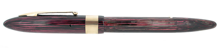 CIRCA 1938 SHEAFFER ROSE GLOW BALANCE FOUNTAIN PEN JEWELERS CAP BANDING RESTORED OFFERED BY ANTIQUE DIGGER