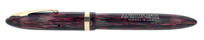 CIRCA 1938 SHEAFFER ROSE GLOW BALANCE FOUNTAIN PEN RESTORED OFFERED BY ANTIQUE DIGGER