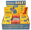 CIRCA 1940s BERKELEY BLADES COUNTER ADVERTISING DISPLAY UNOPENED NEW OLD STOCK OFFERED BY ANTIQUE DIGGER