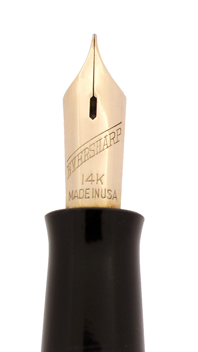 CIRCA 1941 EVERSHARP SKYLINE BLACK FOUNTAIN PEN & PENCIL SET NEAR MINT OFFERED BY ANTIQUE DIGGER
