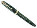 CIRCA 1942 PARKER EMERALD PEARL VACUMATIC MAJOR SIZE FOUNTAIN PEN RESTORED OFFERED BY ANTIQUE DIGGER