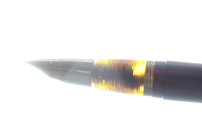 CIRCA 1942 SHEAFFER WHITE DOT CARMINE LIFETIME TRIUMPH NIB FOUNTAIN PEN RESTORED OFFERED BY ANTIQUE DIGGER