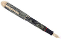 CIRCA 1943 EVERSHARP SKYLINE GRAY MOIRE CELLULOID FOUNTAIN PEN RESTORED OFFERED BY ANTIQUE DIGGER