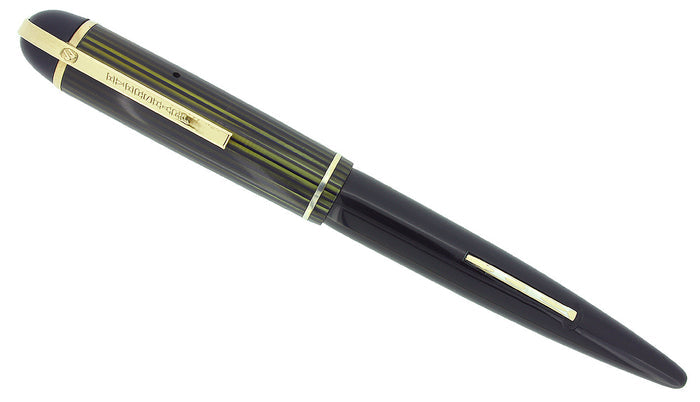 CIRCA 1943 EVERSHARP SKYLINE STANDARD SIZE FOUNTAIN PEN F - BB FLEX NIB RESTORED OFFERED BY ANTIQUE DIGGER