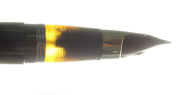 CIRCA 1945 SHEAFFER TRIUMPH 1250 MARINE GREEN LIFETIME BALANCE FOUNTAIN PEN RESTORED OFFERED BY ANTIQUE DIGGER