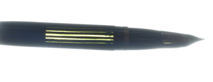 CIRCA 1947 SHEAFFER TRIUMPH VALIANT MARINE GREEN OVERSIZE FOUNTAIN PEN RESTORED OFFERED BY ANTIQUE DIGGER