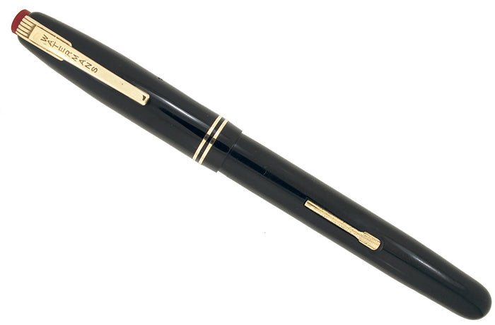 CIRCA 1948 WATERMAN 503 SHORTHAND FOUNTAIN PEN M - BBB FLEX NIB RED CAP RESTORED OFFERED BY ANTIQUE DIGGER