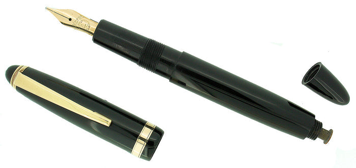 CIRCA 1951 MONTBLANC 204 FOUNTAIN PEN M to BBB 14K SMOOTH WRITING NIB RESTORED OFFERED BY ANTIQUE DIGGER