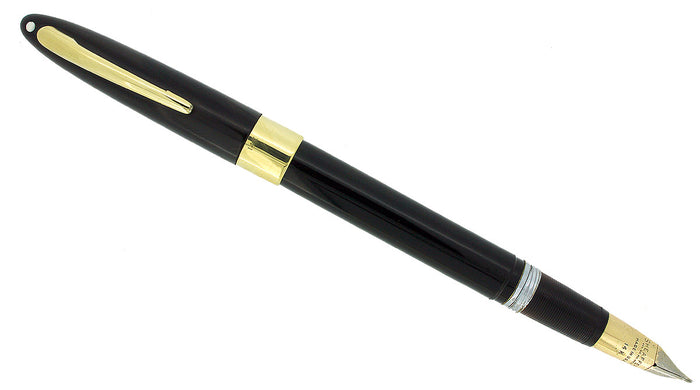 CIRCA 1951 SHEAFFER WHITE DOT VALIANT 14K CAP BAND & NIB FOUNTAIN PEN RESTORED OFFERED BY ANTIQUE DIGGER