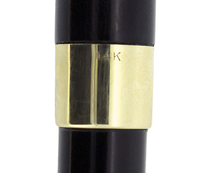 CIRCA 1951 SHEAFFER WHITE DOT VALIANT 14K CAP BAND & NIB FOUNTAIN PEN RESTORED OFFERED BY ANTIQUE DIGGER