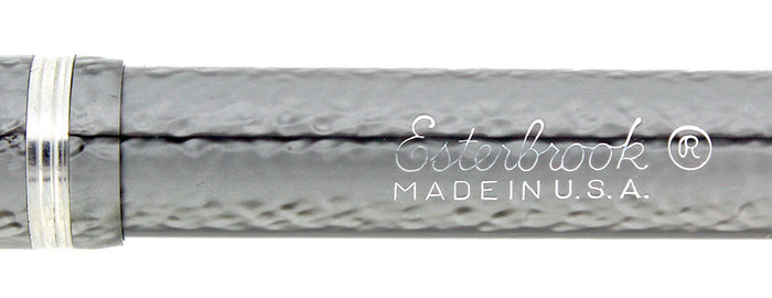 CIRCA 1952 ESTERBROOK SJ MODEL GRAY PEARL FOUNTAIN PEN RESTORED OFFERED BY ANTIQUE DIGGER