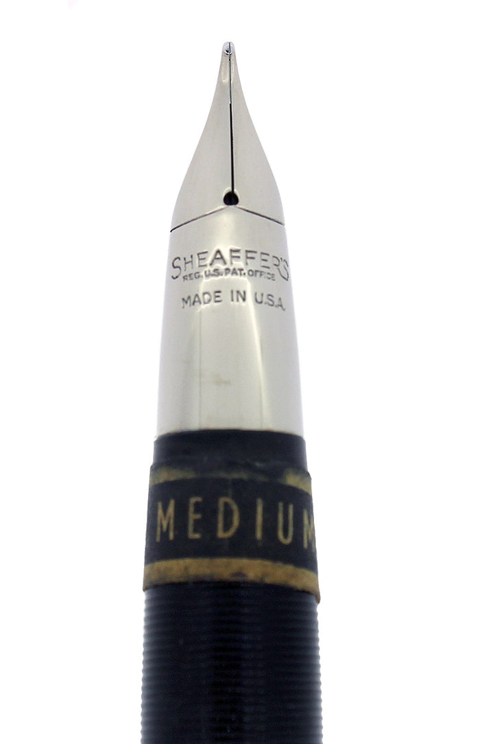 C1952 SHEAFFER CLIPPER PASTEL GREEN SNORKEL M NIB FOUNTAIN PEN NEW OLD STOCK MINT OFFERED BY ANTIQUE DIGGER