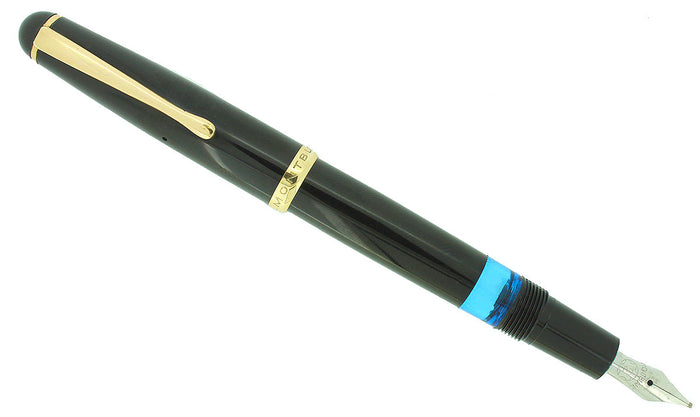 CIRCA 1956 MONTBLANC 342 FOUNTAIN PEN M to BB+ SEMI-FLEX OBLIQUE NIB RESTORED OFFERED BY ANTIQUE DIGGER
