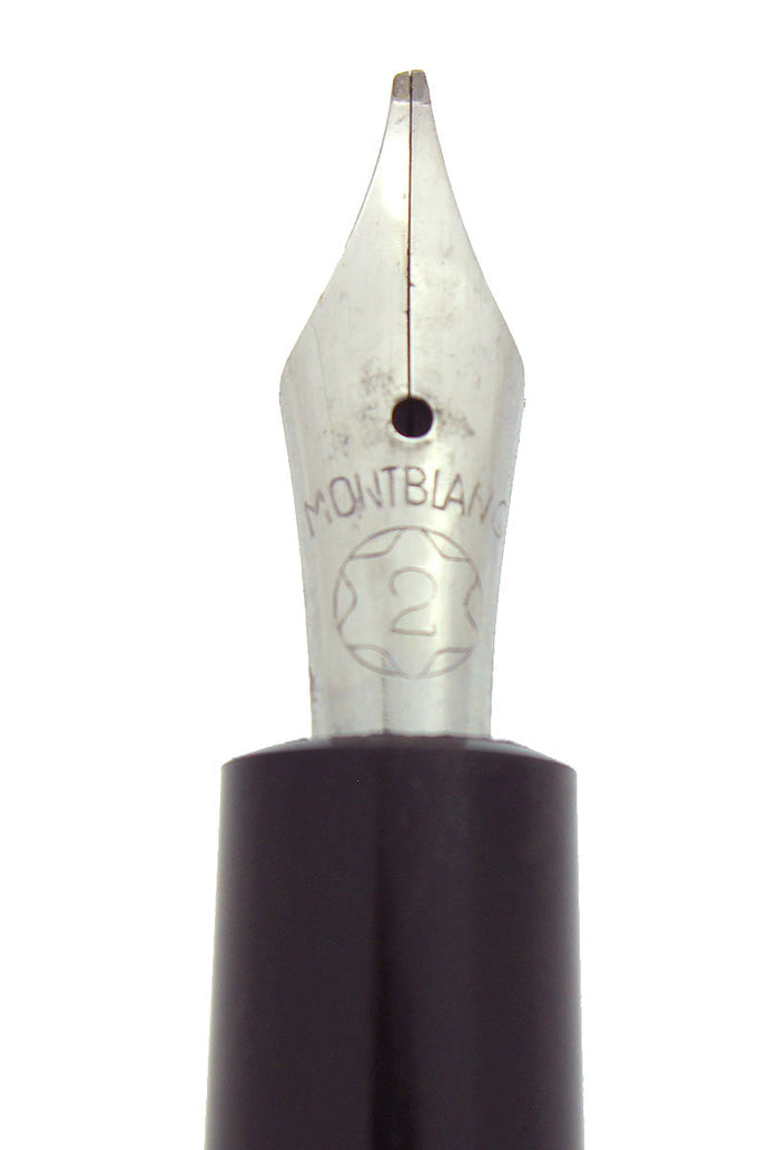 CIRCA 1956 MONTBLANC 342 FOUNTAIN PEN M to BB+ SEMI-FLEX OBLIQUE NIB RESTORED OFFERED BY ANTIQUE DIGGER