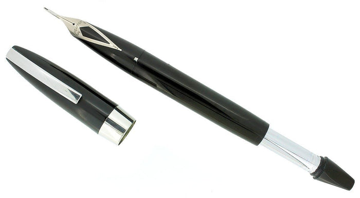 C1959 SHEAFFER BLACK PFM I PEN FOR MEN SNORKEL FOUNTAIN PEN RESTORED OFFERED BY ANTIQUE DIGGER