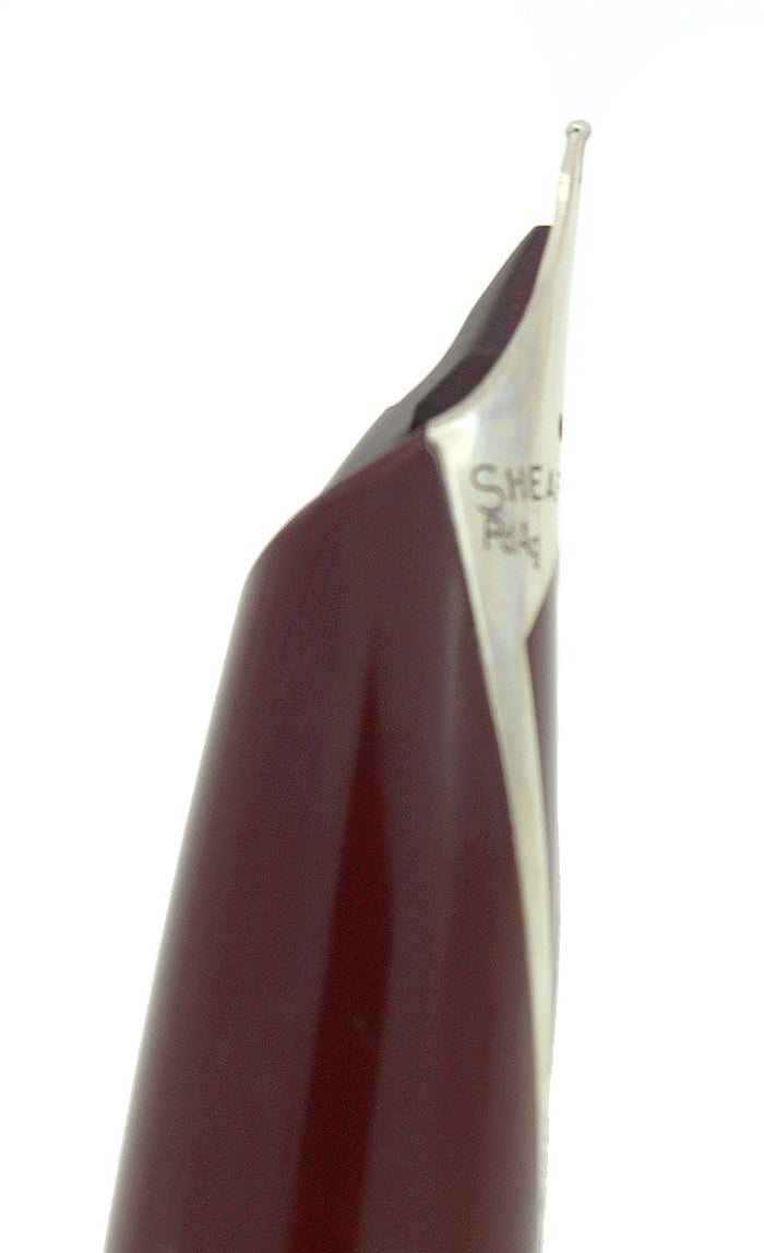 CIRCA 1959 SHEAFFER BURGUNDY PFM I PEN FOR MEN FOUNTAIN PEN SMOOTH MED NIB RESTORED OFFERED BY ANTIQUE DIGGER
