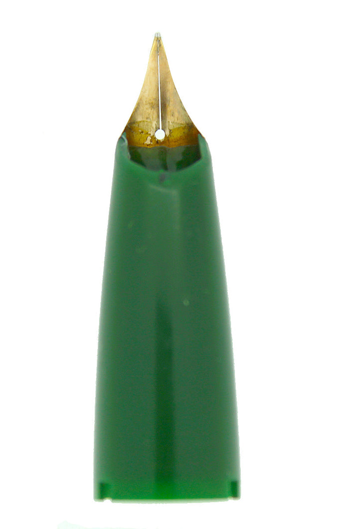 CIRCA 1959 SHEAFFER GREEN PFM III IV or V FOUNTAIN PEN 14K INLAY .80mm NIB UNIT OFFERED BY ANTIQUE DIGGER