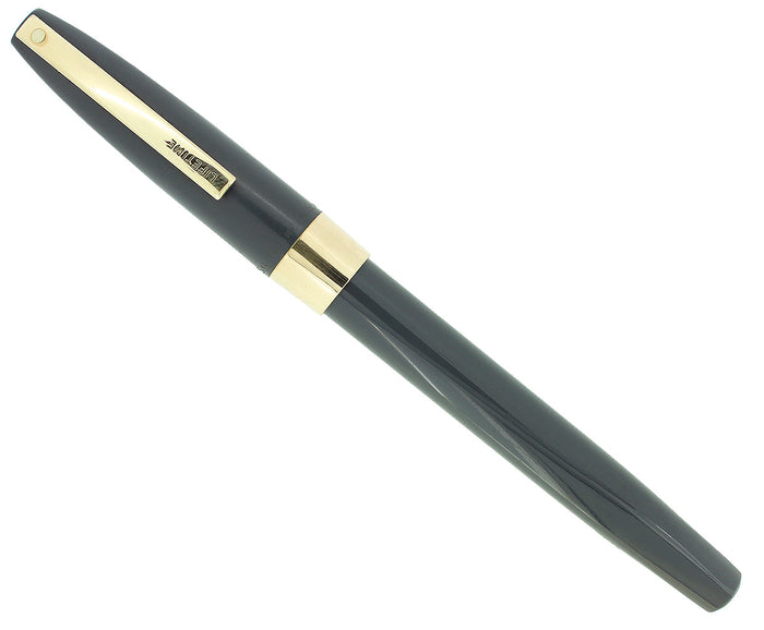 CIRCA 1963 SHEAFFER GRAY LIFETIME 1250 EXTRA FINE NIB FOUNTAIN PEN RESTORED OFFERED BY ANTIQUE DIGGER