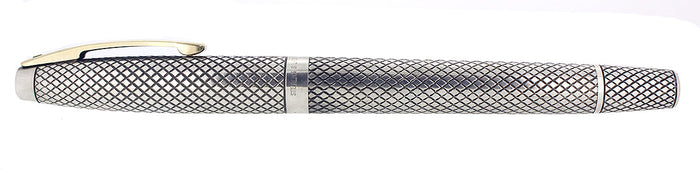 CIRCA 1970 SHEAFFER STERLING SILVER IMPERIAL TOUCHDOWN FOUNTAIN PEN RESTORED OFFERED BY ANTIQUE DIGGER