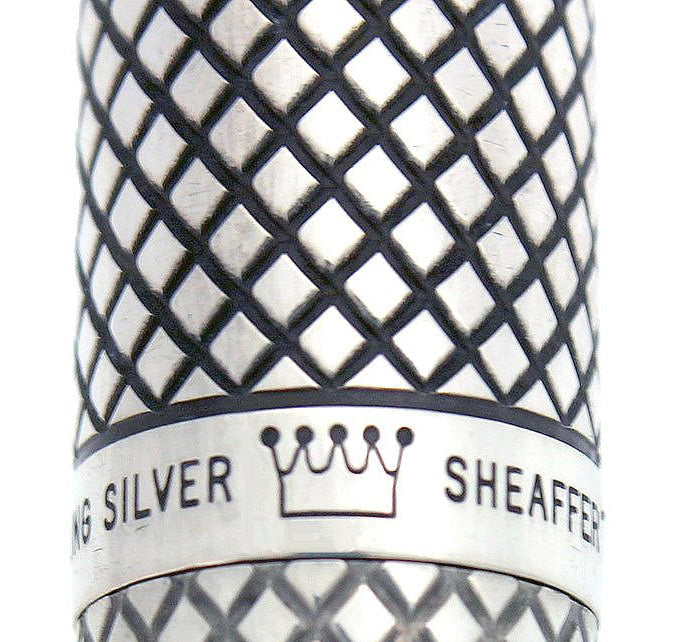 CIRCA 1971 SHEAFFER STERLING SILVER IMPERIAL TOUCHDOWN FOUNTAIN PEN RESTORED OFFERED BY ANTIQUE DIGGER