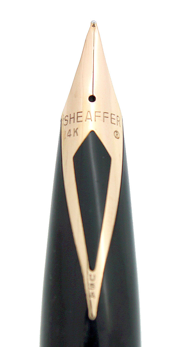 CIRCA 1971 SHEAFFER STERLING SILVER IMPERIAL TOUCHDOWN FOUNTAIN PEN RESTORED OFFERED BY ANTIQUE DIGGER
