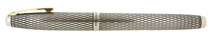CIRCA 1972 SHEAFFER STERLING SILVER IMPERIAL14K FINE NIB FOUNTAIN PEN OFFERED BY ANTIQUE DIGGER