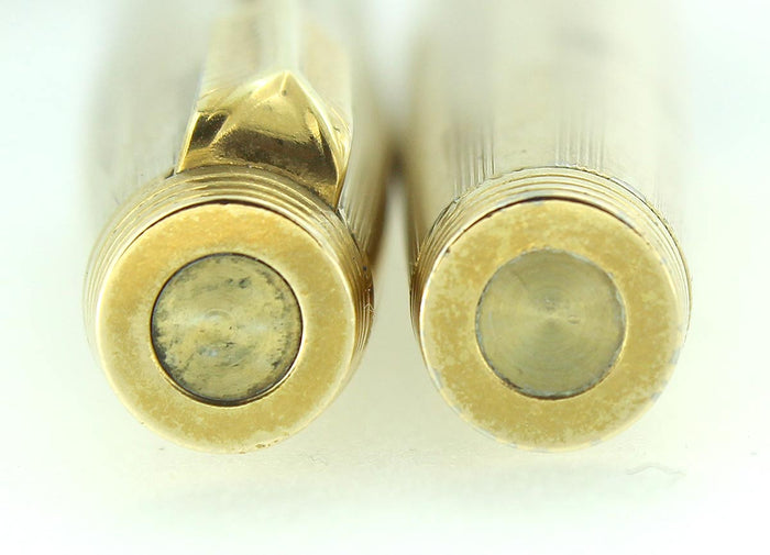 CIRCA 1973 PARKER 75 IMPERIAL FOUNTAIN PEN 22K GOLD ELECTROPLATE JUST SERVICED OFFERED BY ANTIQUE DIGGER